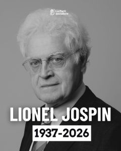 Hommage à Lionel Jospin, ancien Premier ministre