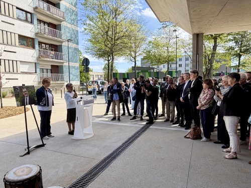 Inauguration du parvis François André à Rennes