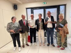 Remise de médailles aux anciens Maires de Montauban-de-Bretagne et de Saint-M'Hervon