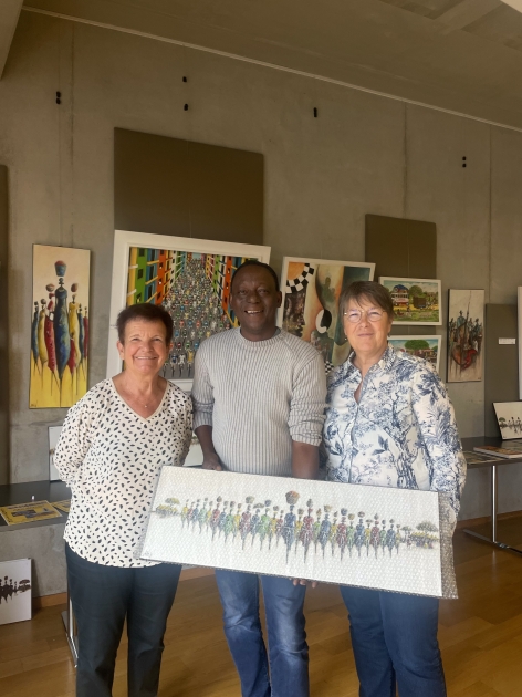 Découverte de l'exposition artistique d’Ako Wilson à Breteil