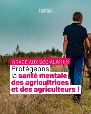 Santé mentale des agriculteurs : adoption de notre proposition de loi