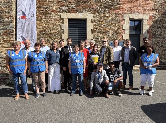 Visite des Solidaribus à Montauban-de-Bretagne et Gaël